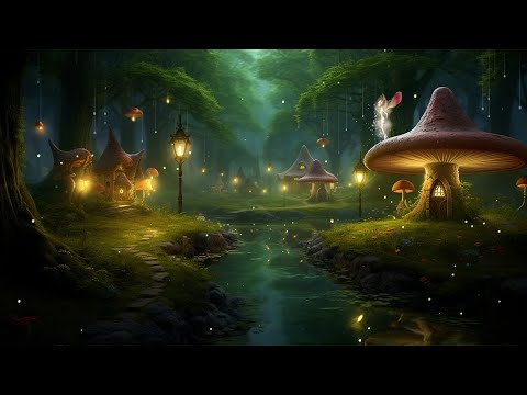 Enchanting Fairy Cottage in the Middle of a Magic Forest - Ambience Music ASMR