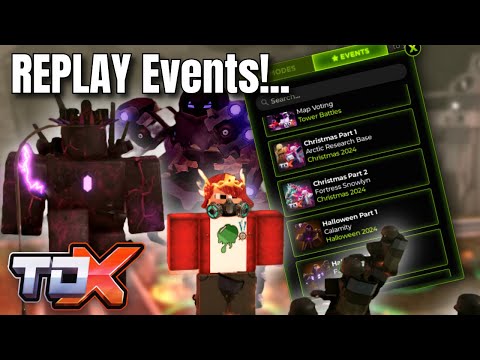 TDX's REPLAYABLE Events Update!.. (Battlepass Rework) | Tower Defense X | ROLBLOX