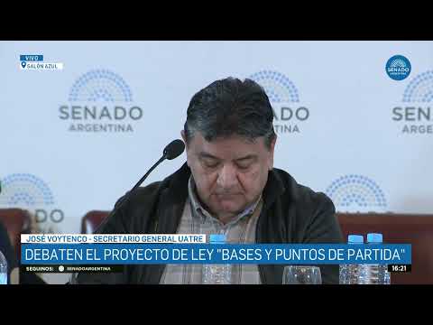 UATRE Entre Ríos respaldó la exposición de Voteynco contra la reforma laboral