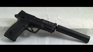 M&P22 Pistol with Suppressor (silencer) and Supersonic/Subsonic Ammo