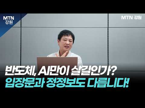 반도체, AI만이 살길인가? 부자되는 습관, 강원도 현장이슈 밝히는 신효재 기자의 취재현장