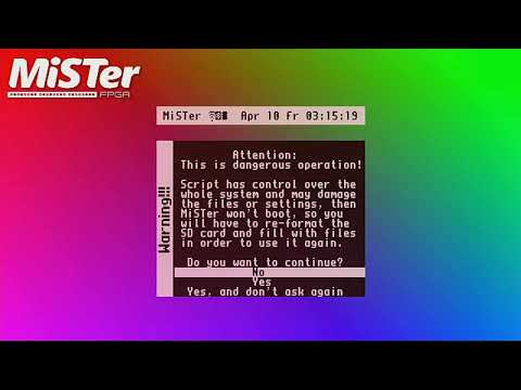 Installing DOS on the MiSTer FPGA