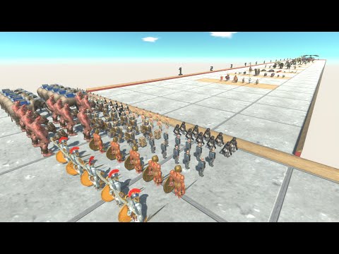 13 Stages of All Faction vs Ranged Units  - Animal Revolt Battle Simulator