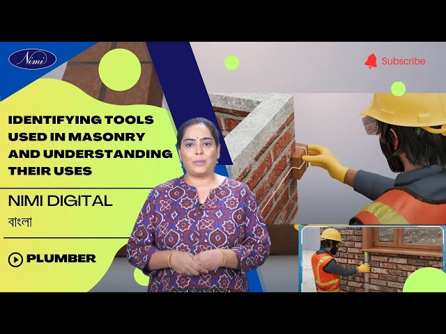 Identifying tools used in masonry and understanding their uses