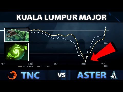 TNC vs ASTER Most WTF Comeback of Day 1 KUALA LUMPUR MAJOR Refresher Comeback 30k Gold Lead - Dota 2
