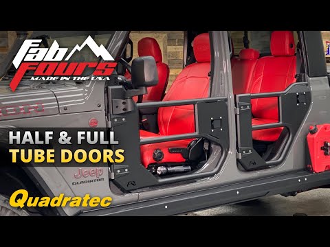 Fab Fours Tube Doors Review and Install for Jeep Wrangler JL & Jeep Gladiator JT