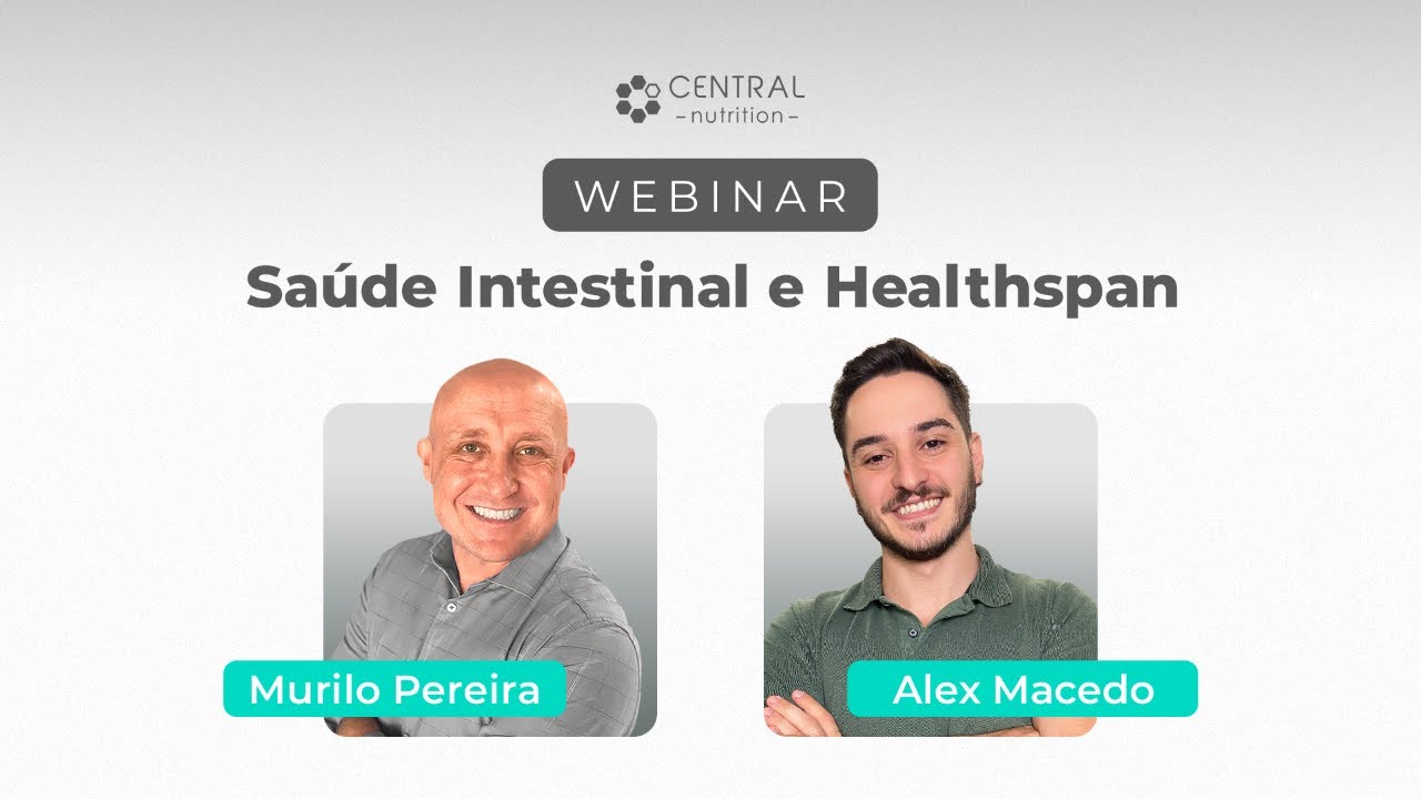 Webinar Saúde Intestinal e Healthspan | Nutricionista Murilo Pereira