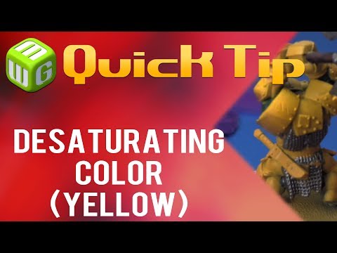 Quick Tip: Desaturating Color (yellow)
