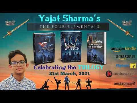 14 year young author - Yajat Sharma's Trilogy Celebrations 21st March 2021