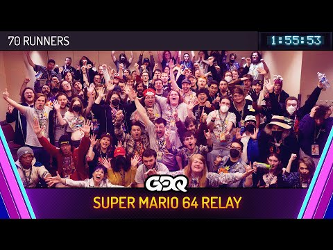 Super Mario 64 Relay by 70 Runners in 1:55:53 - Awesome Games Done Quick 2026