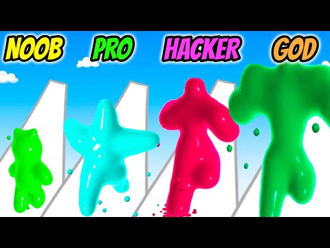 Blob Shifter 3D - NOOB vs PRO vs HACKER vs GOD