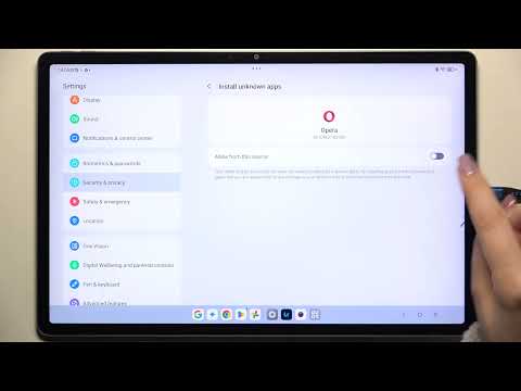 LENOVO Yoga Tab Plus 12.7 - How to Enable Unknown Sources? | Install Third-Party Apps