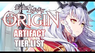 Choosing The Most Useful 5 ★ Artifact With Your Selector - Epic Seven Origin Artifact Tier List