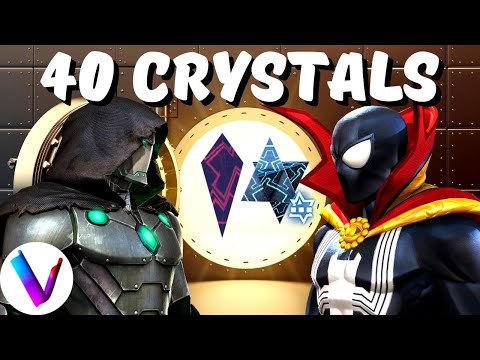 40x 6 Star Infamous Iron Man (Iron Doom) & Sorcerer Spider-Man Cavalier Crystal Opening