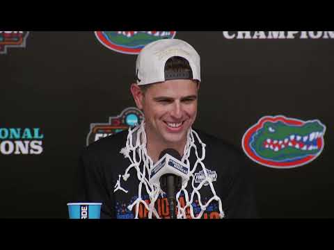 Florida National Championship Postgame Press Conference - 2025 NCAA Tournament