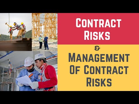 Contract Risks and Management of Contract Risks (Contract, Contract Risk & Contract Risk Management)