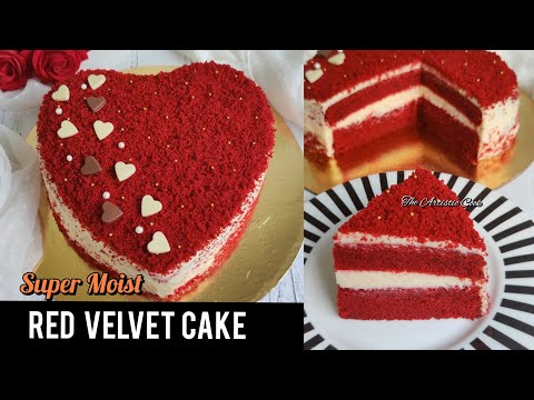 Red Velvet Cake Recipe | Red Velvet Cake with Cream Cheese Frosting | How to make Red Velvet Cake