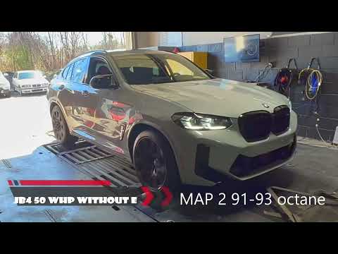 2022 BMW X4M COMP INSTALED JB4 VALVTRONIC EXHAUST DYNO RESULTS