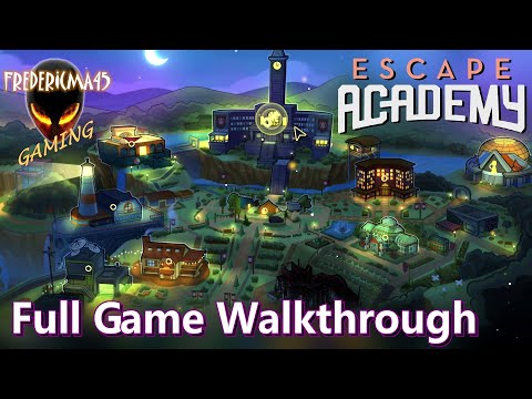 Escape Academy FULL GAME Walkthrough / Soluce