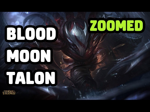 BLOOD MOON TALON SKIN ZOOMED SPOTLIGHT - LEAGUE OF LEGENDS
