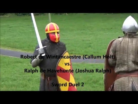 Historia Normannis Winchester - Robert vs Ralph Sword Training #2