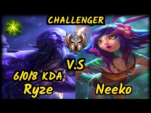 MADL Pretty (RYZE) vs NEEKO - 6/0/8 KDA MID CHALLENGER GAMEPLAY - EUW