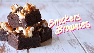 Snickers Brownies | The Scran Line by Tastemade
