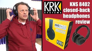Video thumbnail for KRK KNS 8402 closed-back studio headphones review by Tec Raven