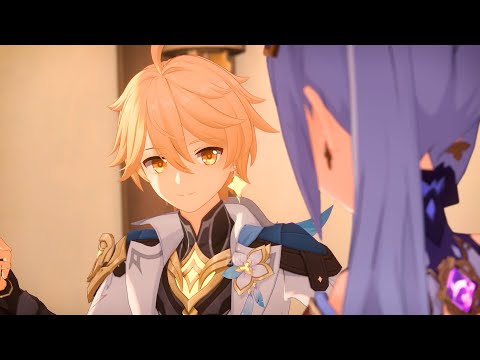 Aether shows Keqing his new looks