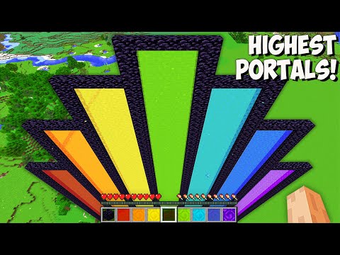 Insane Minecraft Apple Craft Portal Challenge!