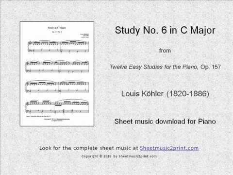 Köhler : Study in C Major, Op. 157, No. 6