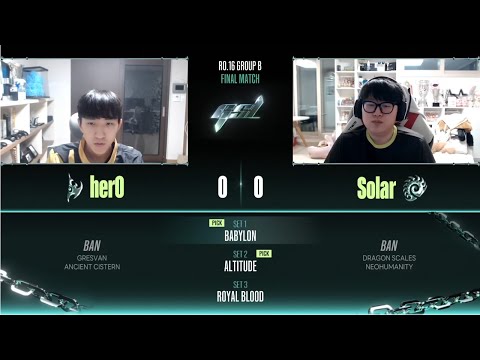 [2023 GSL S1] Ro.16 Group B Match5 herO vs Solar