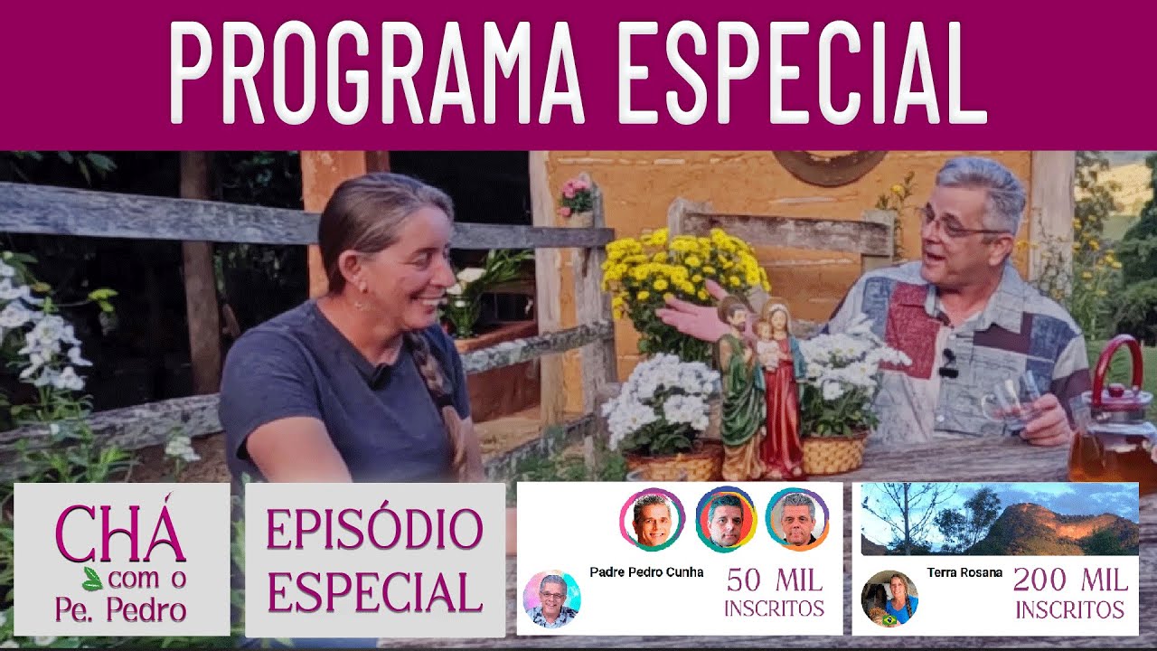 Episódio Especial 50K - Chá com o Pe Pedro