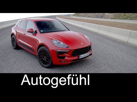 New Porsche Macan GTS Sound Driving Shots Exterior Interior - Autogefühl