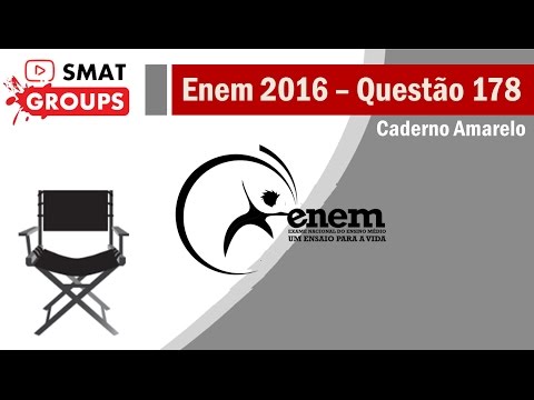 Enem 2016: Questão 178 - Cad.Amarelo - Projeção Ortogonal