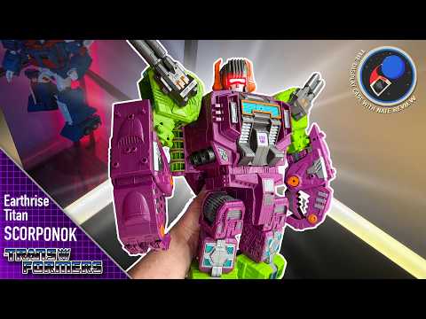 Transformers Earthrise Scorponok Titan Class Unboxing & Review