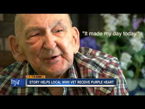 I-Team helps local vet get Purple Heart replaced