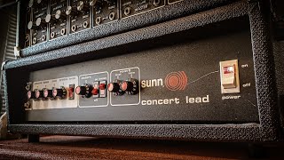 Video thumbnail for 1970's Sunn Concert Lead Demo (Crunch~High Gain~Fuzz) No Talking by Rust, Ruins, and Rides