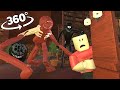 VR 360 Doors monsters chase you! run away from them