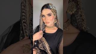 Hand Embroidered Chiffon Suit with Crushed Silk Sharara - Video 2