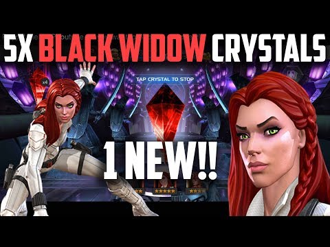 5X Black Widow [Deadly Origin] Hourglass Crystal Opening - Marvel Contest of Champions