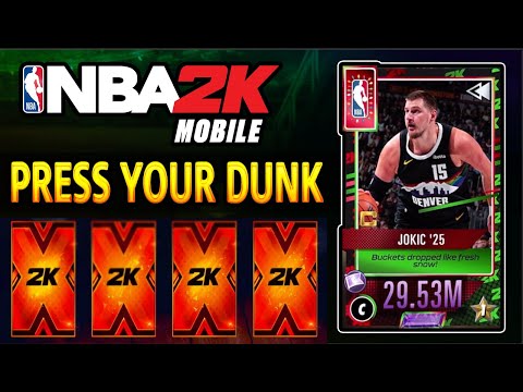 ARCANA NIKOLA JOKIC MOMENTS PRESS YOUR DUNK PACK OPENING!! | NBA 2K Mobile S8