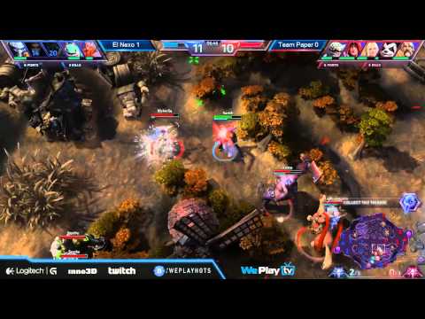 WePlay HOTS Invitational: El Nexo vs PAPER | El Nexo vs Team PAPER (17.12.2014)