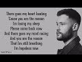 Calum Scott - YOU ARE THE REASON (Lyrics) Calum Scott - YOU ARE THE REASON (Lyrics)