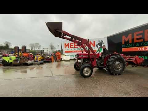 MASSEY FERGUSON MF35.....LOADER & TILLER. - Image 2