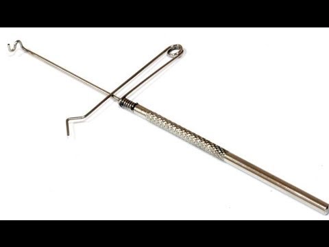 Работа с узловязом Thompson. How To Use Whip Finish Thompson Fly Tying Tool