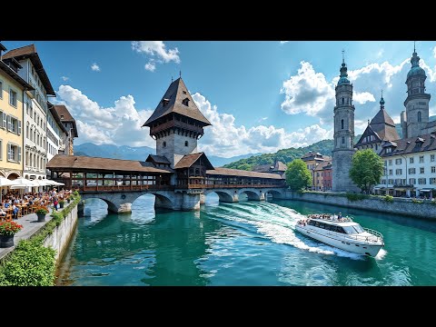 Luzern – Die Traumstadt für jeden Schweizer 🇨🇭 Rundgang 4K