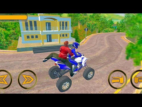 Offroad ATV Bike Taxi Driving Games 2019 - ATV Bike 3D Racing Games Gameplay