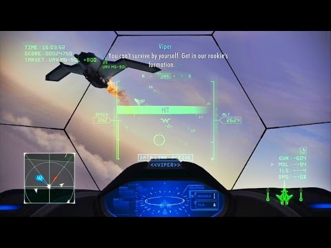 Ace Combat Infinity - Butterfly Master vs ADF-01 FALKEN