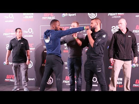 UFC London Media Day Staredowns - MMA Fighting
